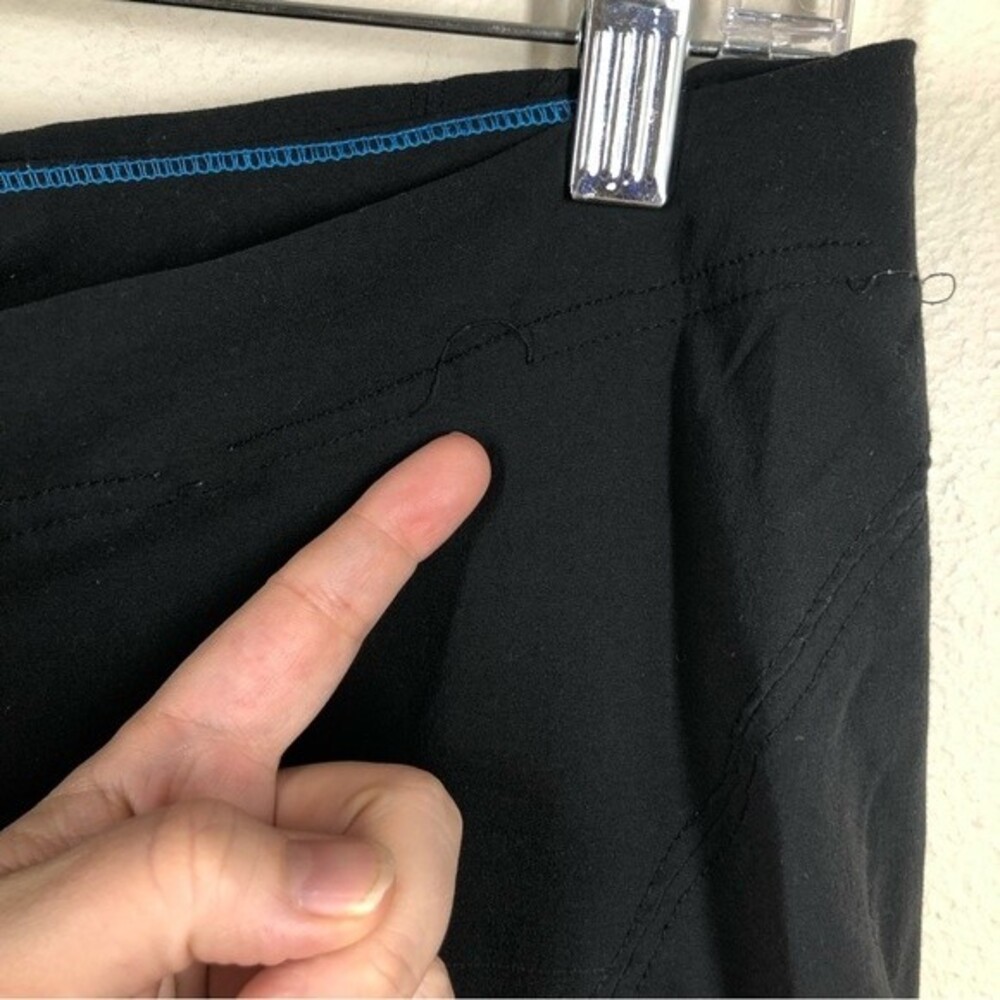 Columbia Just Right Woven Knee Pant Cropped Black 6 - Picture 5 of 11